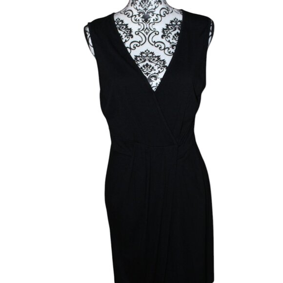 Three Dots Jersey Black Tank Dress Size Large Good Used Condition Comfy - Picture 2 of 10